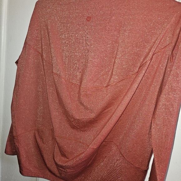 Lulu sparkle rust colored lounge top size 0 - Picture 8 of 10